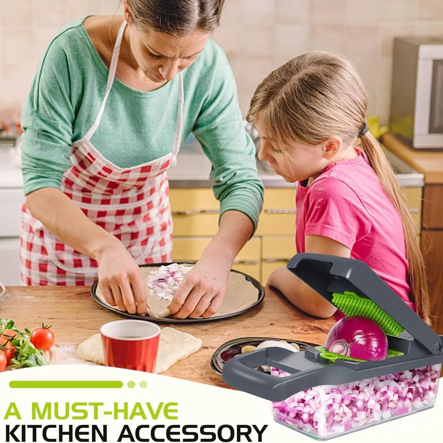 Quick & Easy Vegetable Chopper – Slice, Dice & Chop in Seconds!