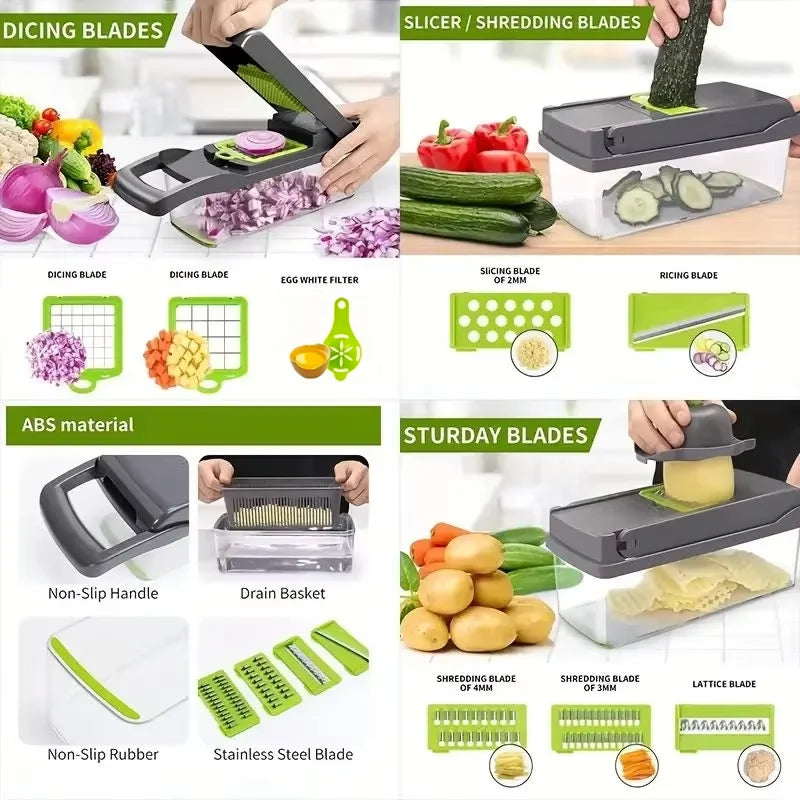 Quick & Easy Vegetable Chopper – Slice, Dice & Chop in Seconds!